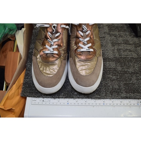 Wonders TREND Sneakers WOMENS 40 (US 9) Taupe Tan Spain Made A3610 $236 - Picture 7 of 10